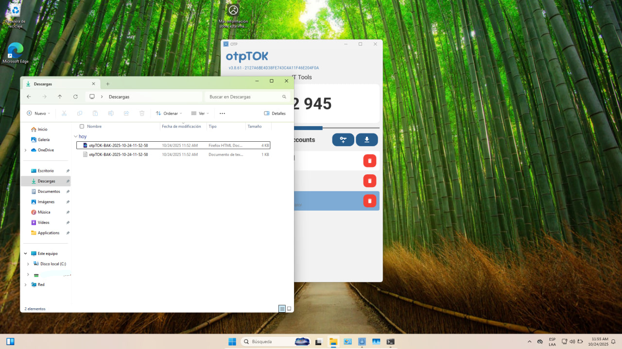 Account Backup Files