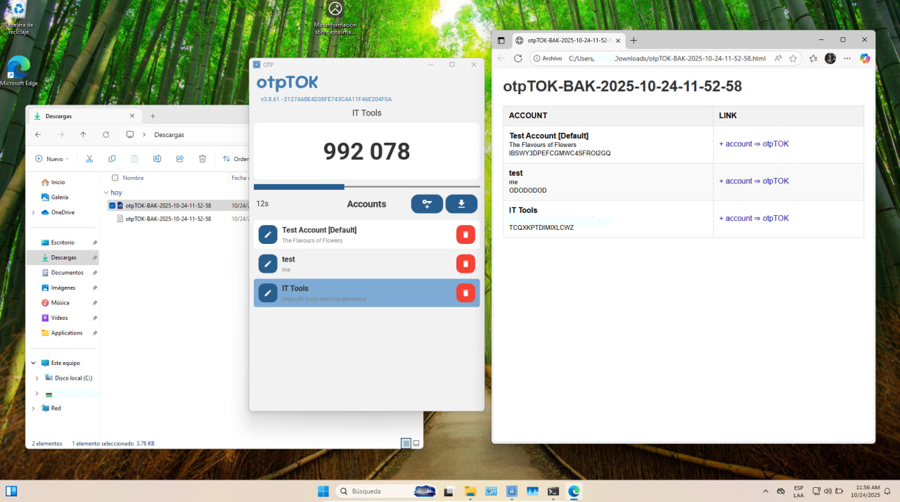 Account Backup Files HTML
